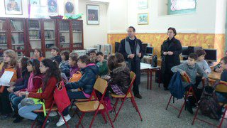 Επίσκεψη 1ου Πρότυπου Πειραματικού Δημοτικού Σχολείου Αθηνών 2012